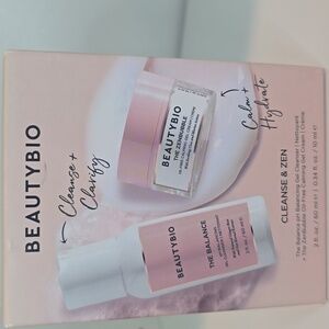 BeautyBio Cleanse & Zen Skincare Set - White and Pink